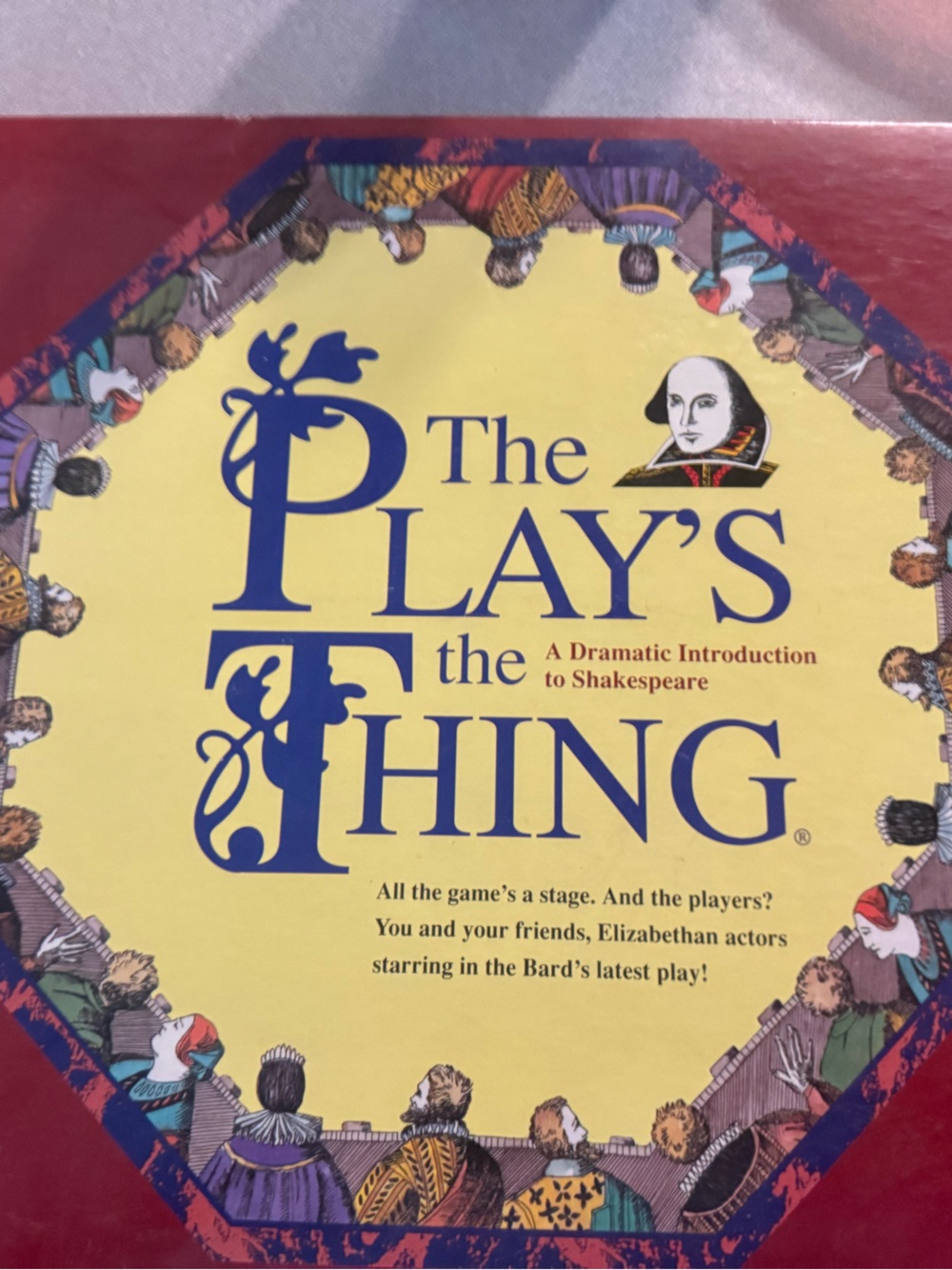 The Play's the Thing Board Game - Yellow Box